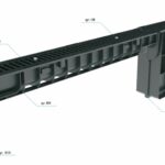 Решетка водоприемная Gidrolica Standart РВ -10.13,6.50 - щелевая чугунная ВЧ, кл. С250