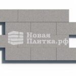 Тротуарная плитка Прямоугольная Б.5.П.8см 600х300х80 гранит Белый