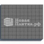 Тротуарная плитка Квадрат Б.3.К.6см 100х100х60 гранитный Серый