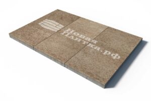 Тротуарная плитка Квадрат Б.5.К.6см 500х500х60 искусств. камень Степняк