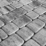 Тротуарная плитка Классико А.1.КО.4см гладкий колормикс Антрацит