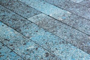 Тротуарная плитка Готика Granite FINO, Азул-Бахия, Шемрок / Трилистник, 200х200х100 мм