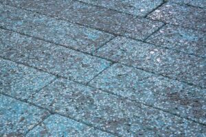 Тротуарная плитка Готика Granite FINERRO, Азул-Бахия, Полигональ, 893х780х80 мм