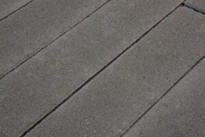 Тротуарная плитка Готика Profi, Темно-серый, Старый город, комплект из 3-х камней, высота 80 мм на с/ц